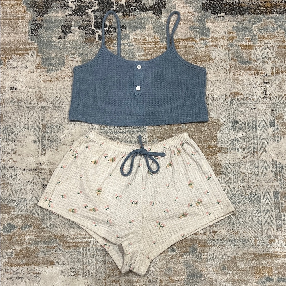 ‼️ Blue and White Intimate Set ‼️